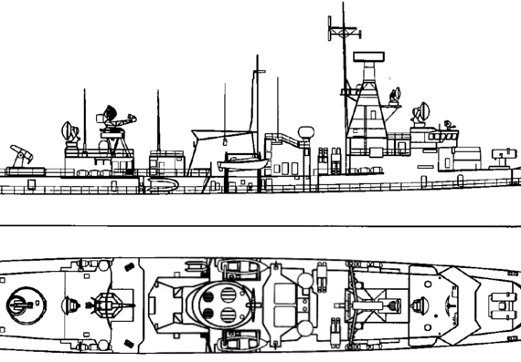 Ship Hr.Ms. Jacob van Heemskerck [Frigate] (1995) - drawings, dimensions, pictures